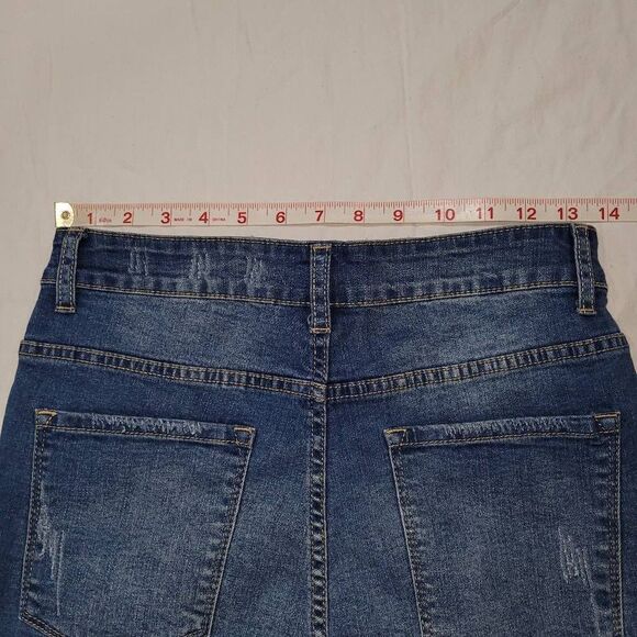3/$15 Cut Off Distressed Jean Shorts Size Small - Picture 4 of 6